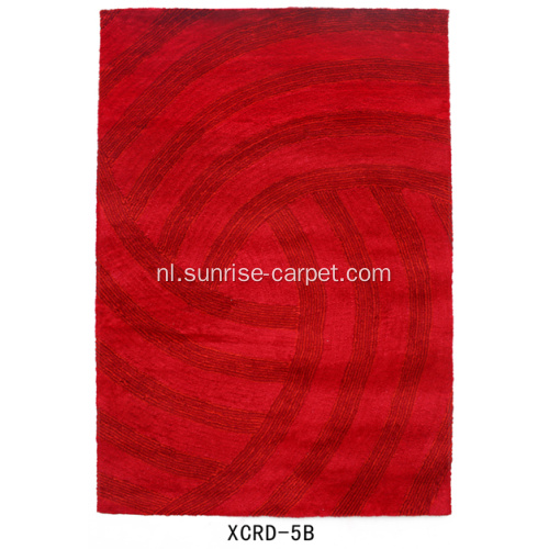 Microfiber Dunne Garen Tapijt Rug